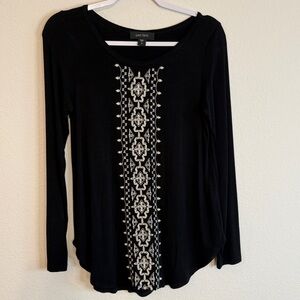 Fabulous Boho Luxe Embroidered Top – Karen Kane USA (Size S)